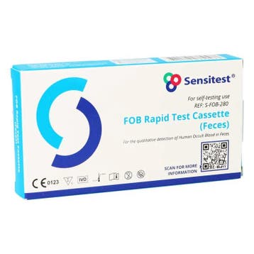 Sensitest FOB zelftest occult bloed faeces, Verzenden, Nieuw