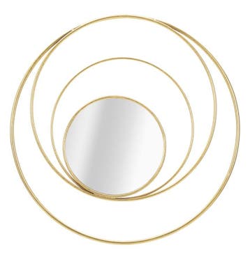 WANDSPIEGEL ARC GLAM CM Ø 80X3,5 - 660700000, Huis en Inrichting, Ophalen of Verzenden, Nieuw