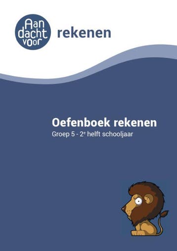 Rekenen / Groep 5 2e helft schooljaar / Oefenboek / Aandacht, Boeken, Verzenden, Zo goed als nieuw, Wijzer over de Basisschool