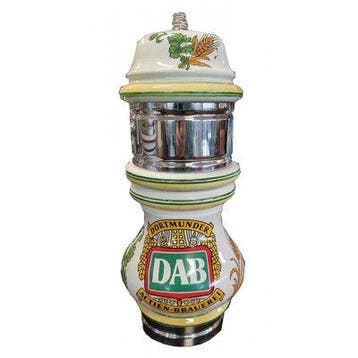 Occasion - DAB bier porseleinen tapzuil, Ophalen of Verzenden