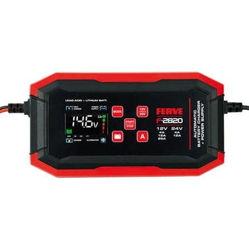 Ferve F-2820 Intelligent Battery Charger | 12V/24V 4-25A, Ophalen of Verzenden, Nieuw