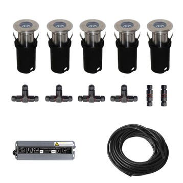 5x LED inbouw spot - 12V - 3 watt - 41mm - complete set, Ophalen of Verzenden, Nieuw
