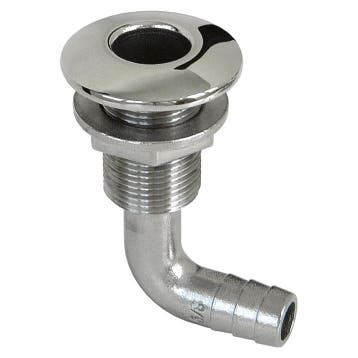 Talamex RVS Huiddoorvoer Haaks met Slangtule 16 tot 38 mm-26, Watersport en Boten, Bootonderdelen, Ophalen of Verzenden, Nieuw