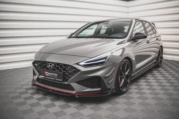 Maxton Front Splitter V.1 met Flaps Hyundai I30 N / I30, Verzenden