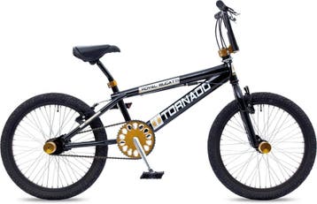 Freestyle BMX 20 inch zwart/goud – nieuw met garantie, 16 tot 20 inch, Verzenden, Nieuw, Tornado