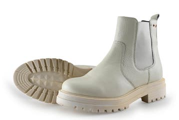 Nelson Chelsea boots in maat 36 Wit, Verzenden, Wit, Overige typen, Zo goed als nieuw