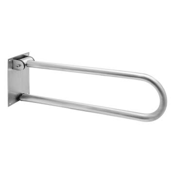 GGM Gastro | Toiletbeugel - RVS - opklapbaar - Lengte: 680mm, Verzenden, Nieuw in verpakking, RVS Meubilair