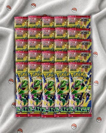 Pokémon - 25 Box - Pokémon TCG MEGA - Storm Emerald Japanese, Nieuw