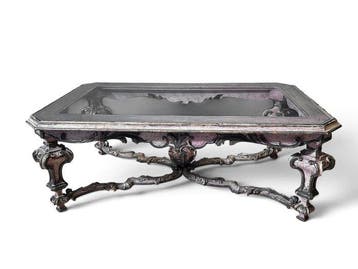 Middentafel - Hout, Kristal