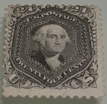 Verenigde Staten 1866 - Zeer zeldzame grijs-lila Mint OG die, Gestempeld