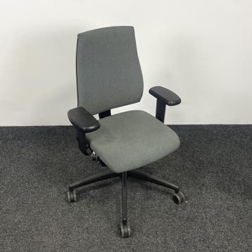 Interstuhl Bureaustoel - Grijs, Huis en Inrichting, Bureaustoelen, Ophalen of Verzenden, Ergonomisch, Gebruikt, Bureaustoel