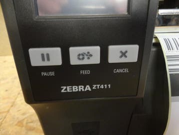 Zebra ZT411 Thermal Label Printer  LAN + USB + Peel 203, Ophalen of Verzenden, Gebruikt, Zebra
