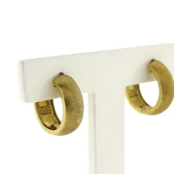 Gouden oorringen (Oorbellen), Ophalen of Verzenden, Gebruikt, Overige kleuren, Goud