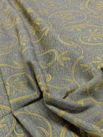 Vintage Donati Interiors Blue & Gold Jacquard Fabric – 280, Antiek en Kunst