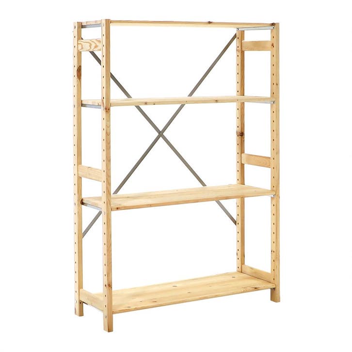 Houten stellingen beginsectie, Zakelijke goederen, Kantoor en Winkelinrichting | Magazijn, Stelling en Opslag, Ophalen of Verzenden