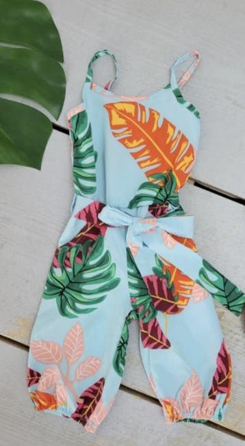 Baby meisjes jumpsuit met bloemenprint, Verzenden, Nieuw, Overige maten