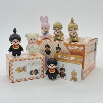 Kawaii Hairy Monkey Blind Box Speelgoed Poppetjes - Decorati