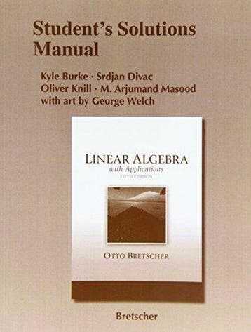 9780321796967 Student Solutions Manual for Linear Algebra..., Boeken, Schoolboeken, Verzenden, Zo goed als nieuw, Bretscher, Otto