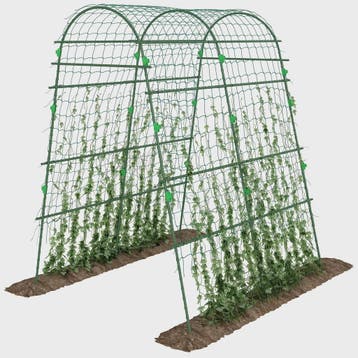 Outsunny Klimplantenboog 206 cm - Groen - Stevige Ondersteun, Tuin en Terras, Verzenden, Nieuw