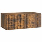 vidaXL Wandbeugel TV-kast Gerookt eiken 78,5 x 41 x 30 cm, Minder dan 50 cm, Verzenden, Nieuw, Minder dan 100 cm
