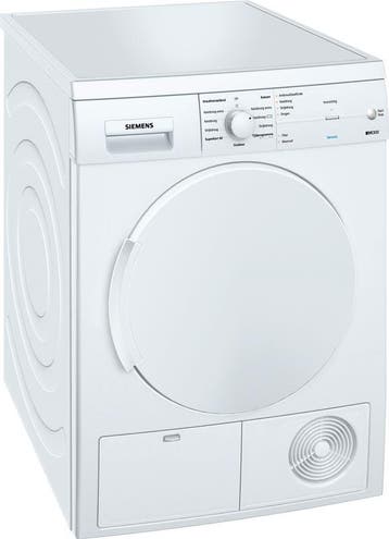 Siemens WT44E177 - Condensdroger - 7 kg - autoDry - 66 dB -, Ophalen of Verzenden, Zo goed als nieuw, Voorlader, 85 tot 90 cm