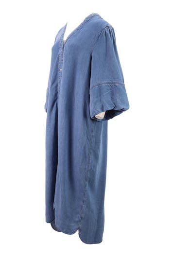 Rino &amp; Pelle Jurk in maat 46 Blauw, Rino &amp; Pelle, Verzenden, Gedragen, Blauw