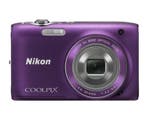 Nikon Coolpix S3100 Digitale Compact Camera - Paars, Verzenden, Zo goed als nieuw