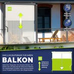 Klemluifel - Balkon luifel - Verticale luifel - 140x250 cm -, Verzenden, Zo goed als nieuw