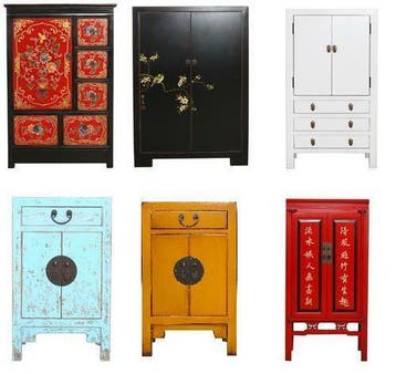 Chinese Nachtkastjes, Chinese Kasten, Oosterse Meubels, Huis en Inrichting, Ophalen of Verzenden, Nieuw