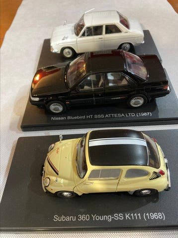 Hachette 1:24 - Modelauto (3) - Special Scale Japanese, Nieuw