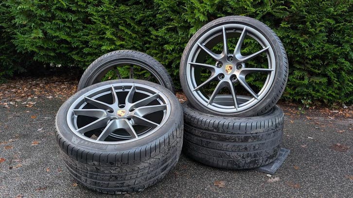 Porsche 911 991 Exclusive Manufaktur Carrera S velgen, Auto-onderdelen, Banden en Velgen, 20 inch, Zomerbanden, 295 mm, Personenwagen