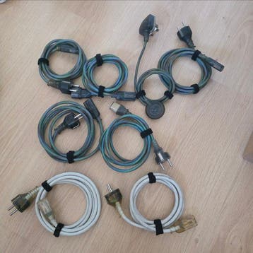 Apple Set Vintage Apple Stroomkabels – iMac G3 / Power Mac, Nieuw