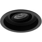 GU10 Inbouwspot Set - Mat Zwart - Inbouw Rond - Verdiept -, Metaal of Aluminium, Nieuw, Ophalen of Verzenden, Led