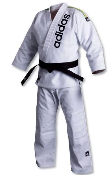 Adidas Brazilian Jiujitsupak JJ500rio #2 | Wit (Maat: 200), Verzenden, Nieuw, Jiu-Jitsu, Vechtsportpak