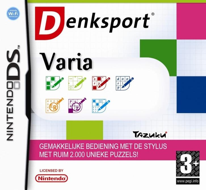 Denksport Varia (Nintendo DS), Spelcomputers en Games, Games | Nintendo DS, Gebruikt, Verzenden
