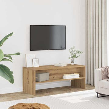 vidaXL Tv-meubel 100x40x40 cm bewerkt hout artisanaal, Verzenden, Nieuw, Overige houtsoorten