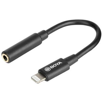 Boya Universele Adapter BY-K3 3,5mm TRRS naar Lightning, Ophalen of Verzenden, Nieuw