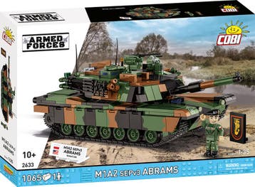 COBI  2633 M1A2 Abrams (Leger bouwsets, Modelbouwsets), Kinderen en Baby's, Speelgoed | Bouwstenen, Verzenden, Nieuw
