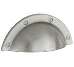 Schelpgreep Shell mat nikkel gelakt, Verzenden, Nieuw