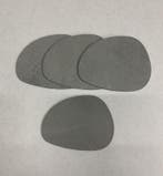 Lederen onderzetter rock ovaal / onderzetter leer in 19, Ophalen of Verzenden, Nieuw