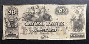 Verenigde Staten van Amerika. - 100 Dollars - 1860s - Canal