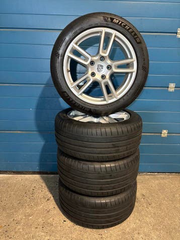 Originele Porsche Panamera 971 19 inch zomer breedset, Gebruikt, 265 mm, Banden en Velgen, Personenwagen