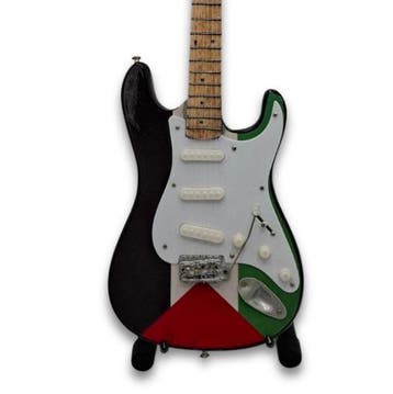 Miniatuur replica Fender Stratocaster gitaar - Eric Clapton, Ophalen of Verzenden, Nieuw, Pop, Beeldje of Miniatuur