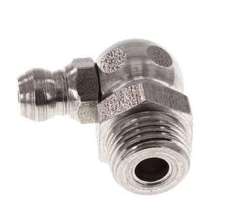 90° Haakse Smeernippel RVS R 1/8 Inch DIN 71412, Verzenden, Nieuw