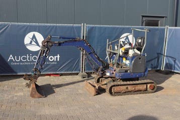 Veiling: Minigraver IHI 17VXE Diesel 9.5kW 2016, Zakelijke goederen, Ophalen, Graafmachine
