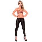 Visnet shirt neon oranje, Verzenden, Nieuw, Feestartikel