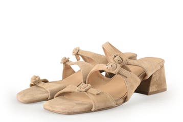 Manfield Muiltjes in maat 37 Beige, Verzenden, Beige, Overige typen, Zo goed als nieuw