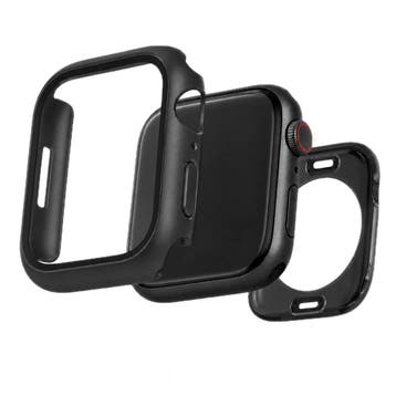 Apple Watch full body hardcase Armor - zwart - zwart / 40, Verzenden, Nieuw