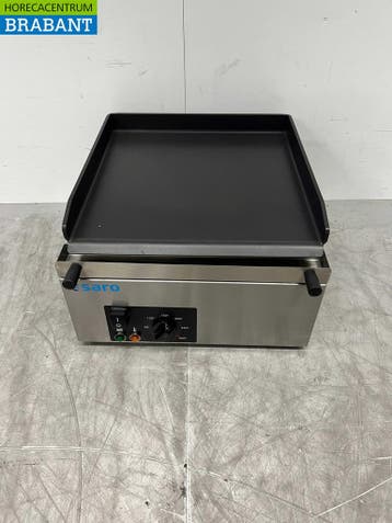 RVS Saro Grillplaat Bakplaat Glad 40 cm 230V Horeca, Ophalen of Verzenden, Nieuw zonder verpakking