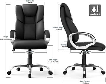 Ergonomische Bureaustoel -  Office Chair - Gamestoel - Volwa, Verzenden, Zo goed als nieuw